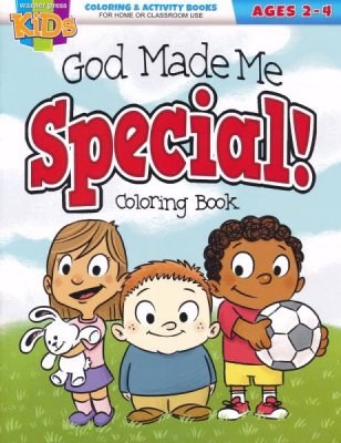 God Made Me Special! Coloring Book (Ages 2-4)