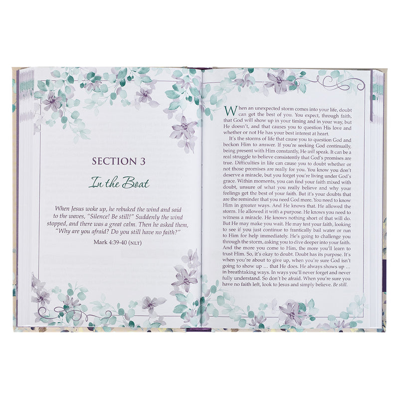 A Journey with Jesus Floral Hardcover