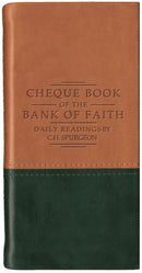Chequebook Of The Bank Of Faith-Tan/Green Imitation Leather