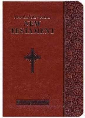 NCB St. Joseph Edition Vest Pocket New Testament-Brown Imitation Leather