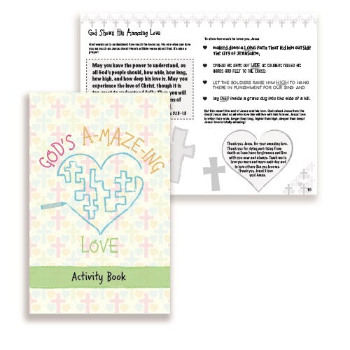 God's Amazing Love Activity Book (1John 4:8 KJV)