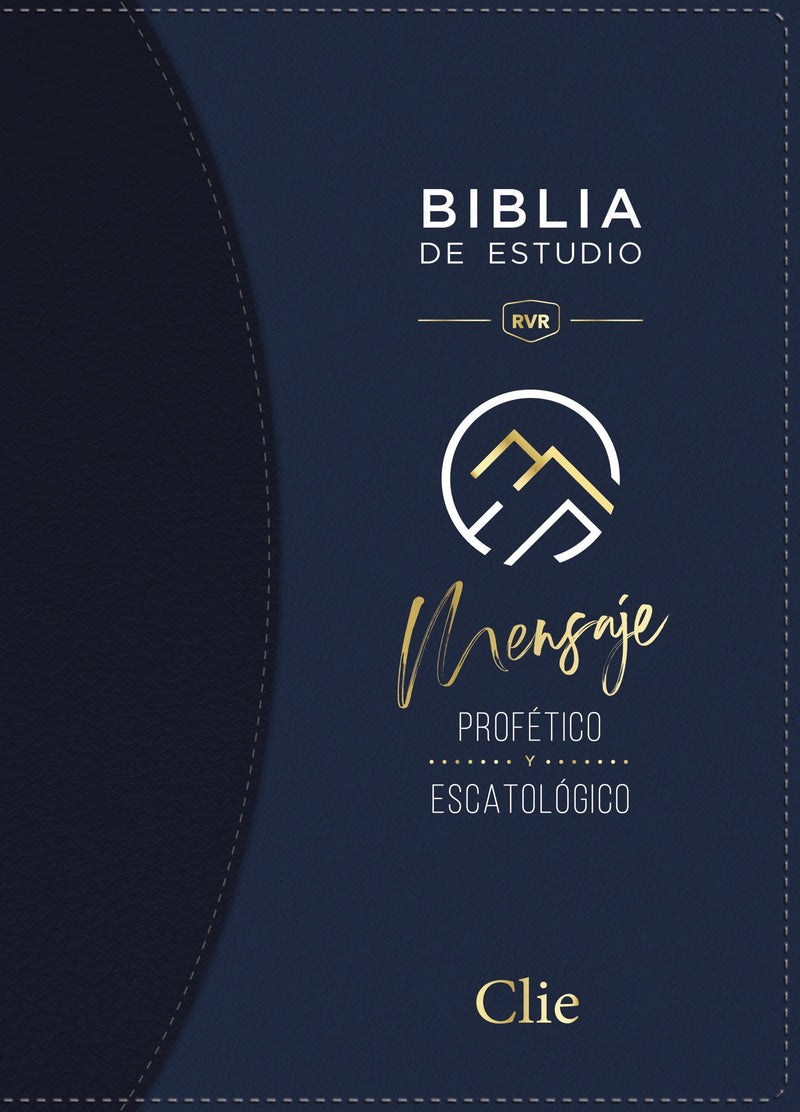 Span-RVR Prophetic Message Study Bible (Biblia De Estudio Del Mensaje Profetico)-Blue Leathersoft