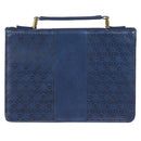 I Know the Plans Navy Pattern Luxleather