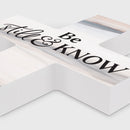 Wees stil en ken het kruis